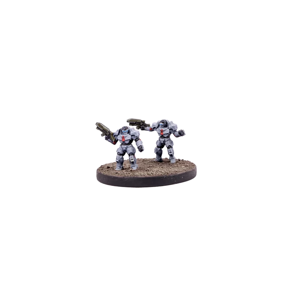 Mantic Games Enforcer Jetbikes – 4 Miniatures En Plastique Dur – Modèles Non Peints, À Monter – Unité De Police