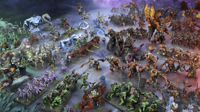 mantic kings of war battle for coral gate battle trident vs abyssals