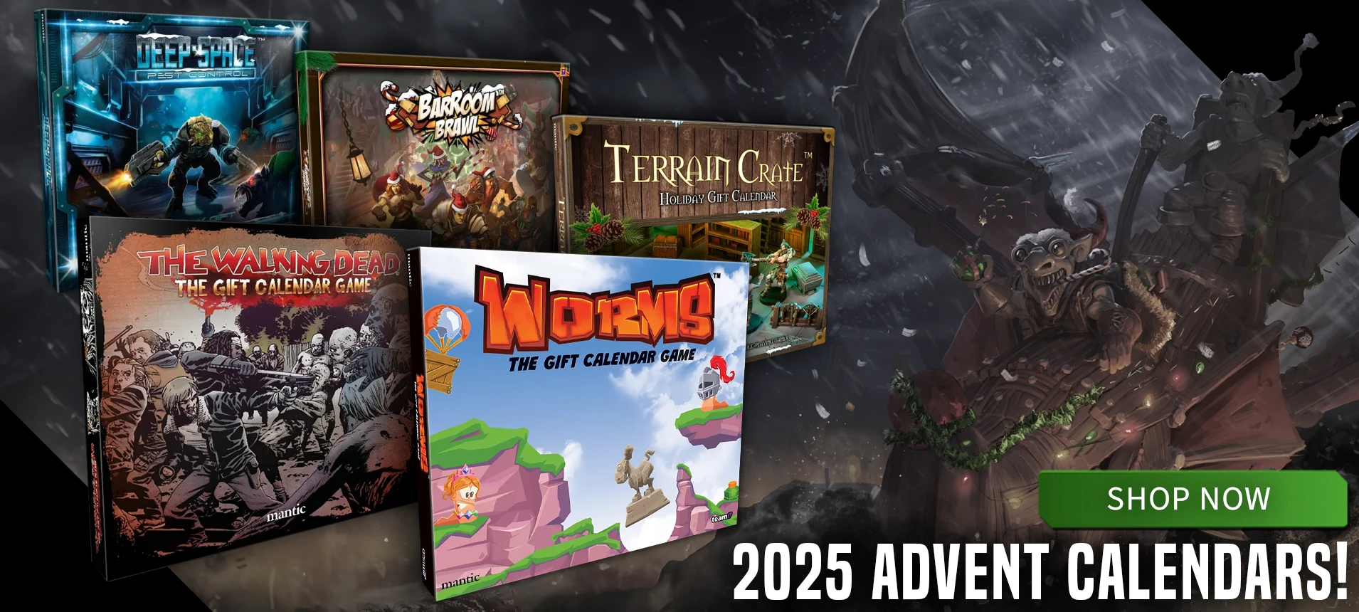 2025 advent gift calendar homepage banner