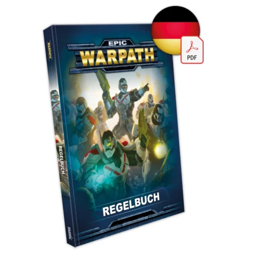 Epic Warpath Rulebook & Tokens Digital (DEUTSCH) Isolated Shot Epic Warpath Rulebook & Tokens Digital (DEUTSCH)