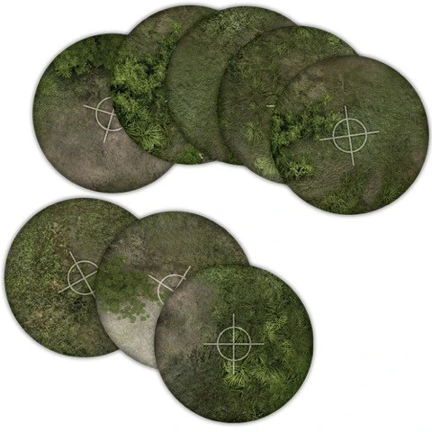Neoprene Objective Templates ‘Jungle’ 40mm + 6″ diameter