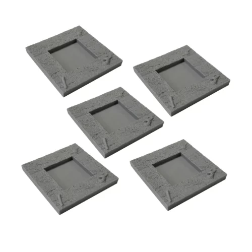 kings of war 4th infantry 20 to 40 mm plastric bases