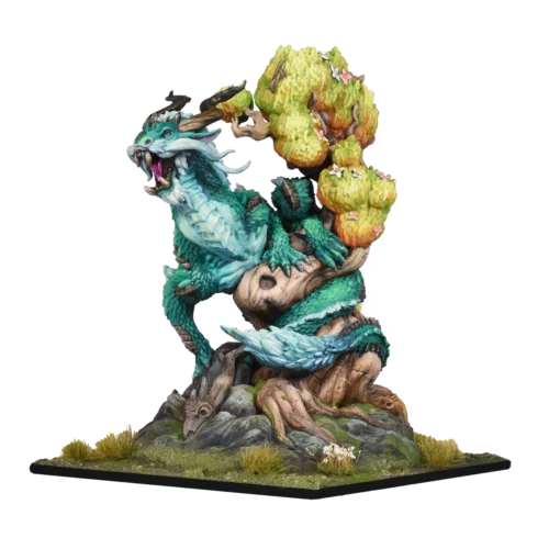 kings of war Xirkaali Gokluu Dragon isolated left facing