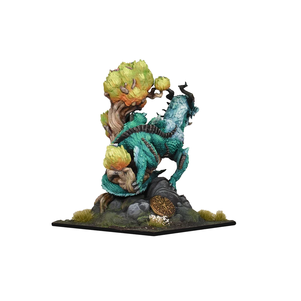 kings of war Xirkaali Gokluu Dragon isolated rear facing kings of war Xirkaali Gokluu Dragon isolated rear facing