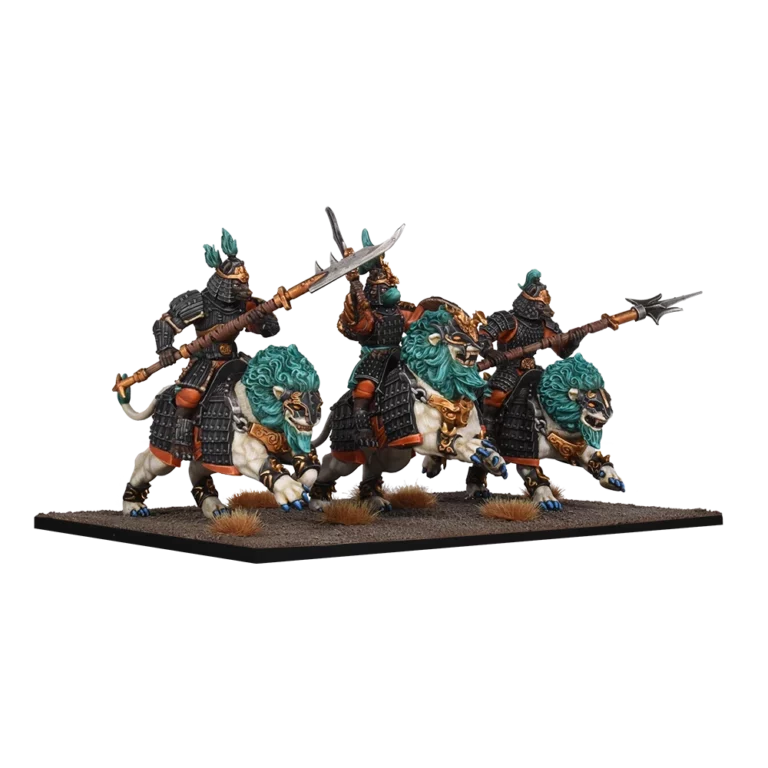 kings of war lionsnarl cavalry isolated right facing