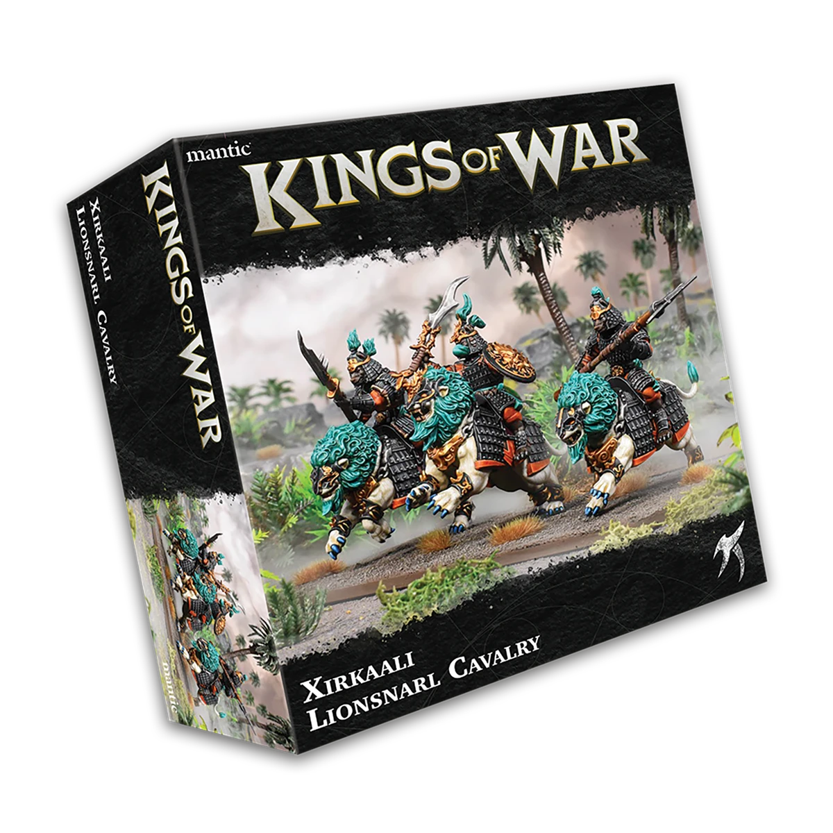 kings of war xirkaali lionsnarl cavalry box mockup kings of war xirkaali lionsnarl cavalry box mockup