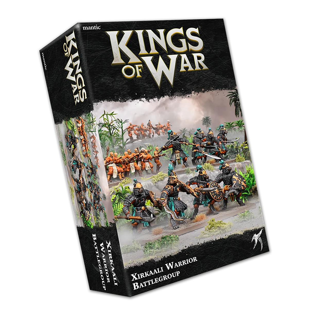 kings of war xirkaali warrior battle group box mockup kings of war xirkaali warrior battle group box mockup