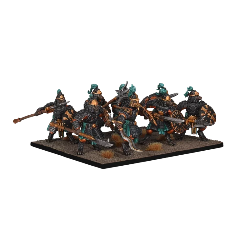 kings of war xirkaali warrior pack or spearwardens regiment right facing