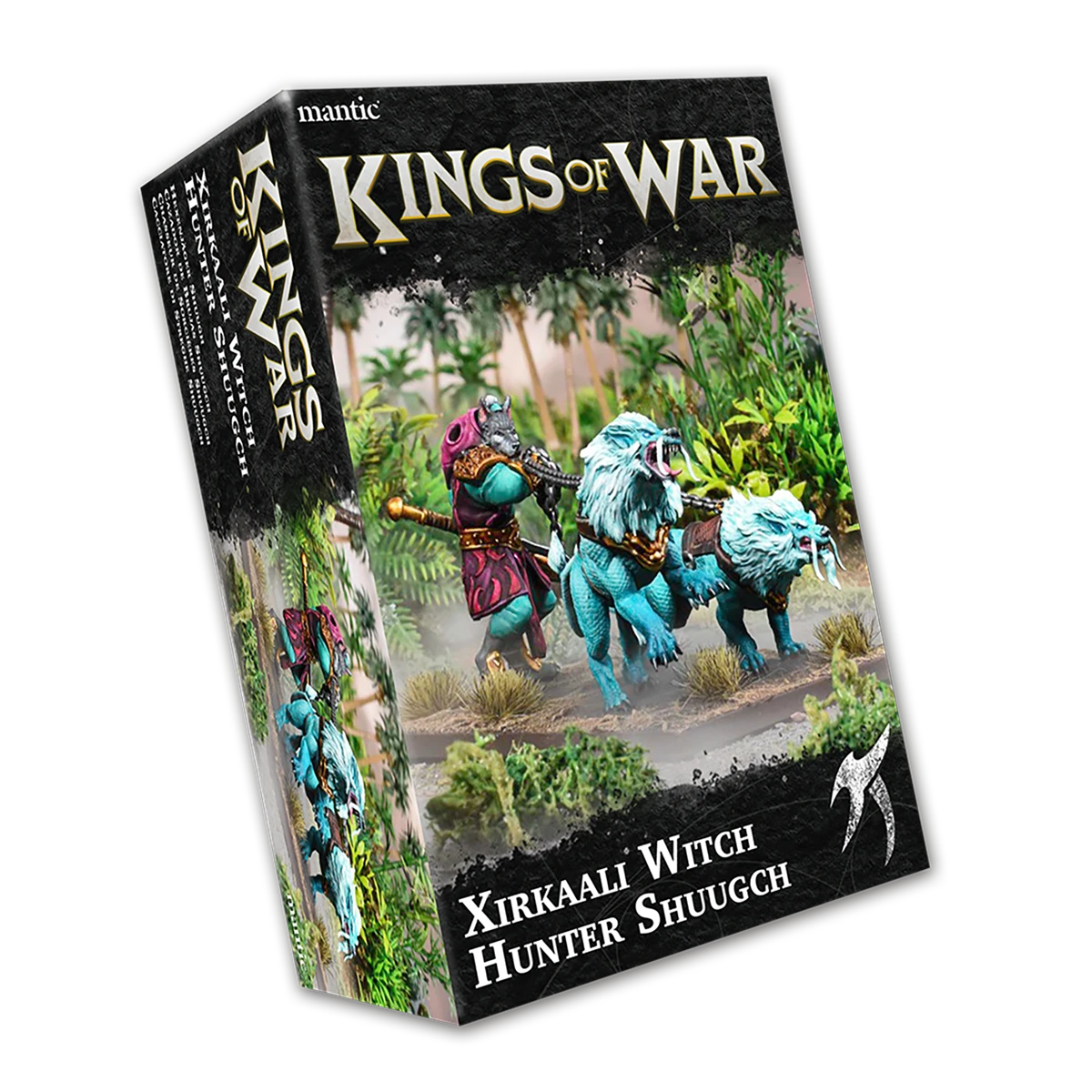 kings of war xirkaali witch hunter shuugch booster box mockup kings of war xirkaali witch hunter shuugch booster box mockup