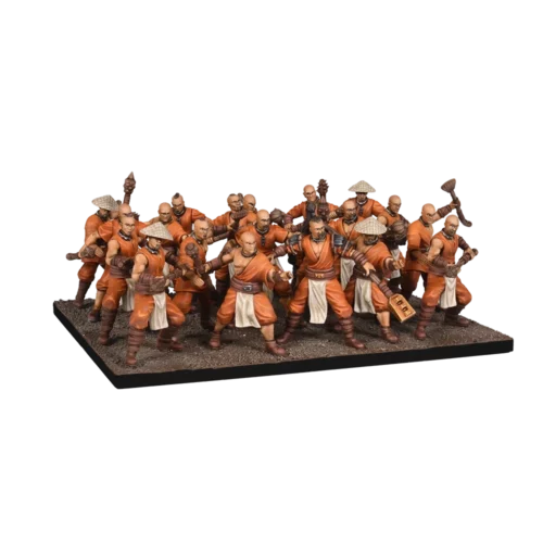 kings of war xirkaali yan brotherhood and chakrams brotherhood regiment right facing