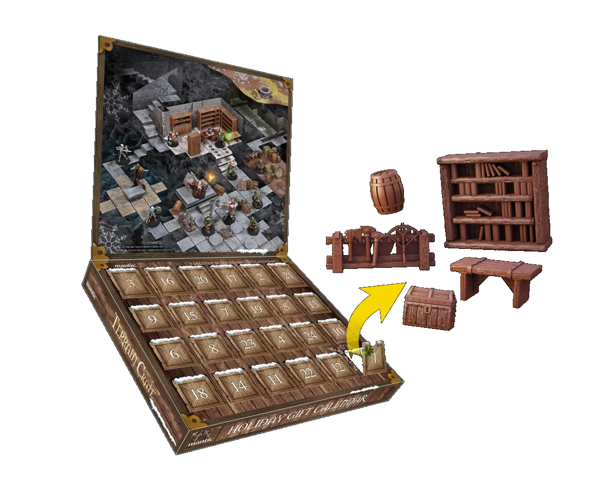terraincrate calendar product shot mockup open