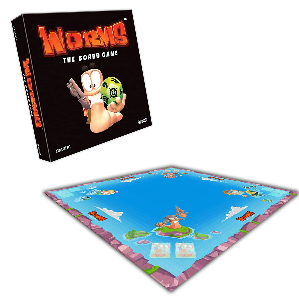 Worms™: The Board Game + Deluxe Play Mat