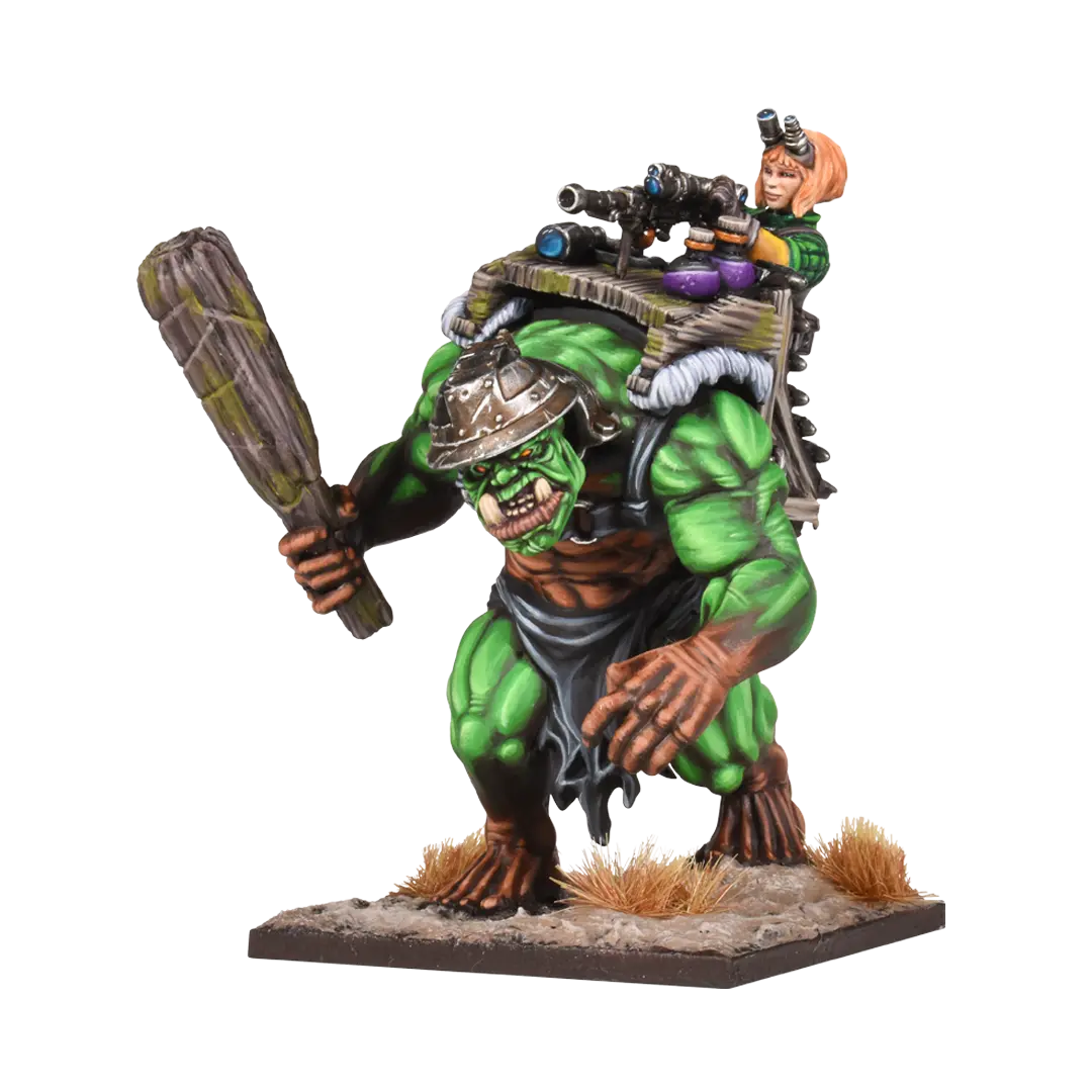 Halfling Gunnery Sergeant on Troll