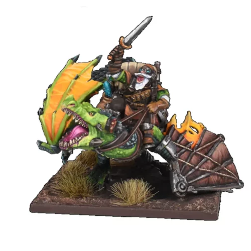 halflings ej drakon rider isolated