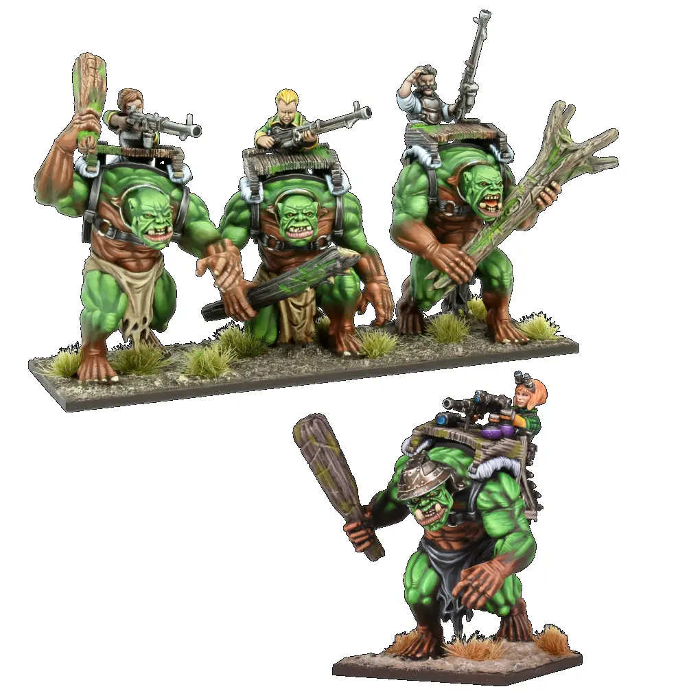 Halfling Forest Troll Gunners & Sergeant