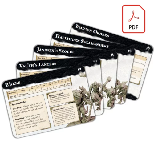 zakke company and unit cards product image