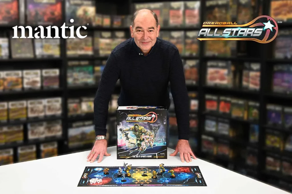 Jervis Johnson designer of DreadBall: All-Stars board game