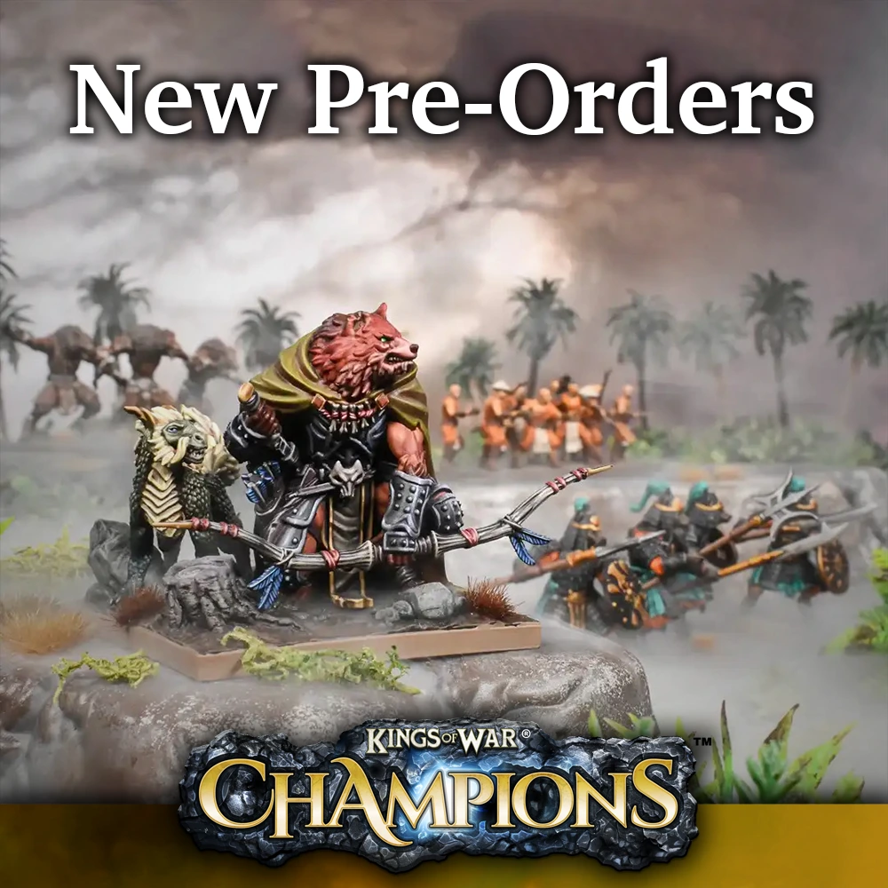 Kings of War Champions – New Pre-Orders and Single Releases Featured Image