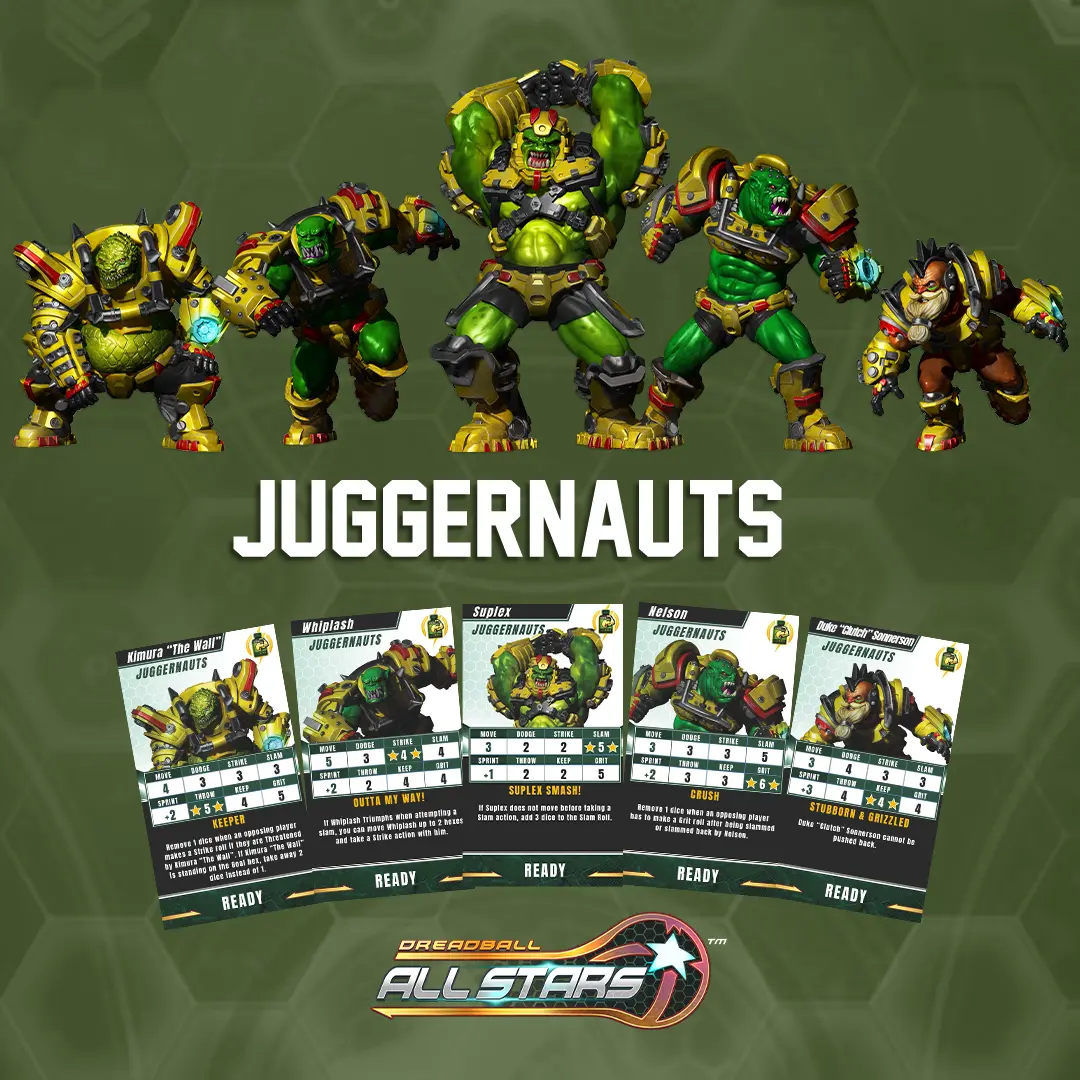 DreadBall All-Stars Juggernauts