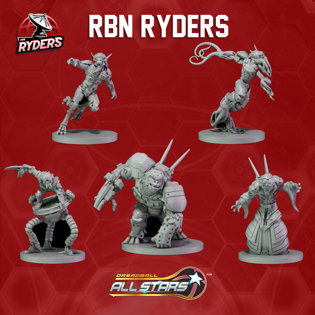DreadBall All-Stars Team RBN Ryders