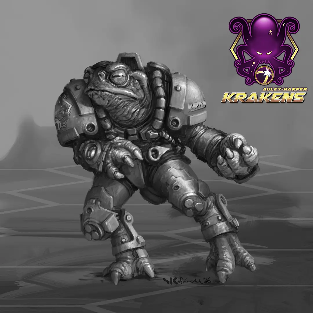 DreadBall All-Stars Kraken Team Concept Art