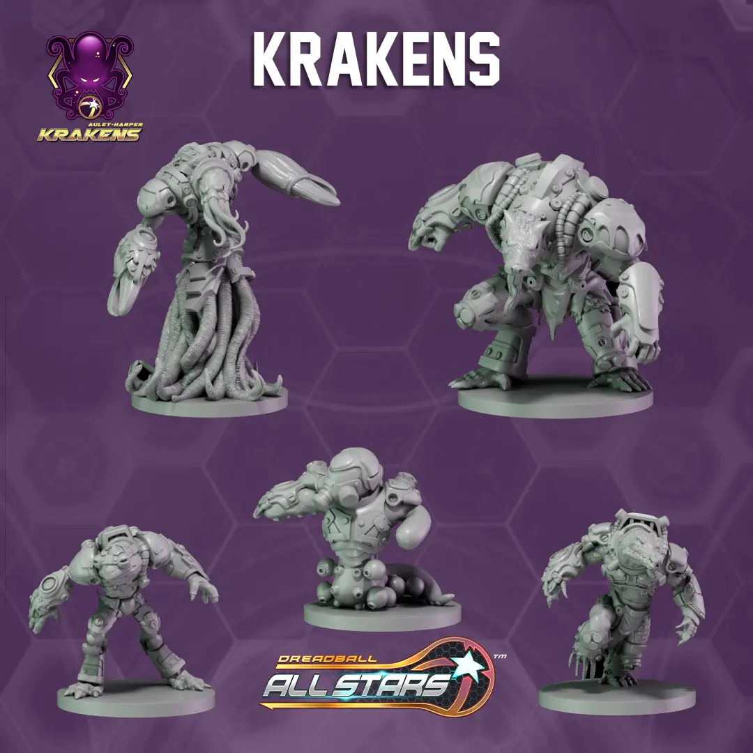 DreadBall All-Stars Kraken Team