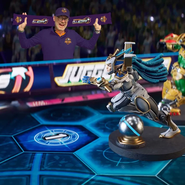 Mantic Games Founder Ronnie enjoying a game of DreadBall All Stars