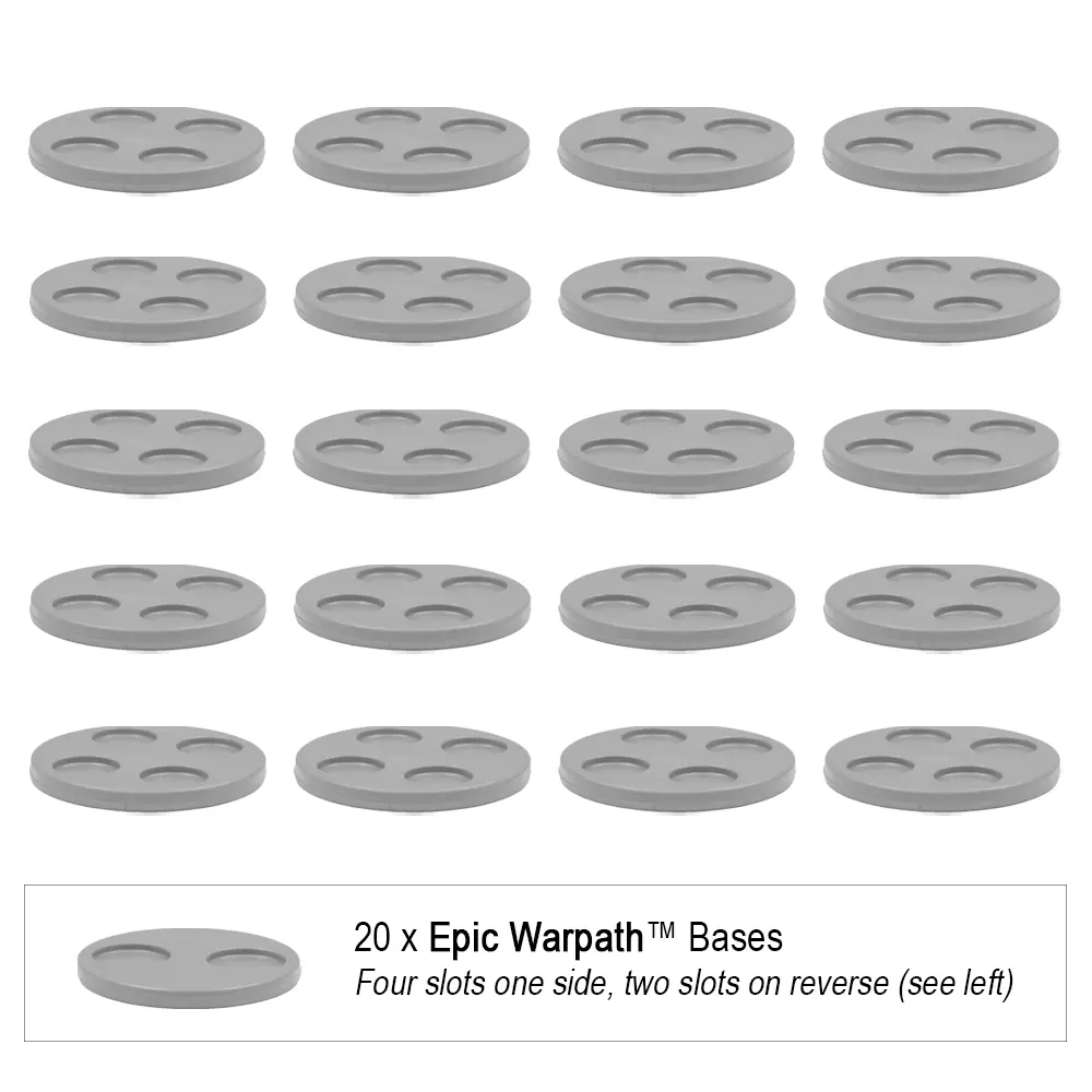 Epic Warpath Bases Pack (Set of 20)