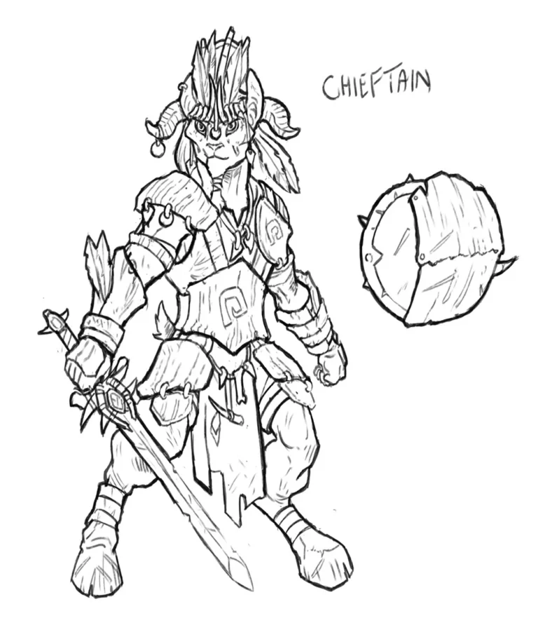 fon tribal chieftain concept art copy