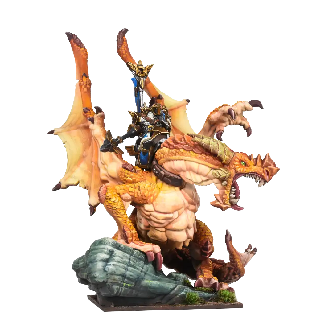 Basilean High Paladin on Dragon