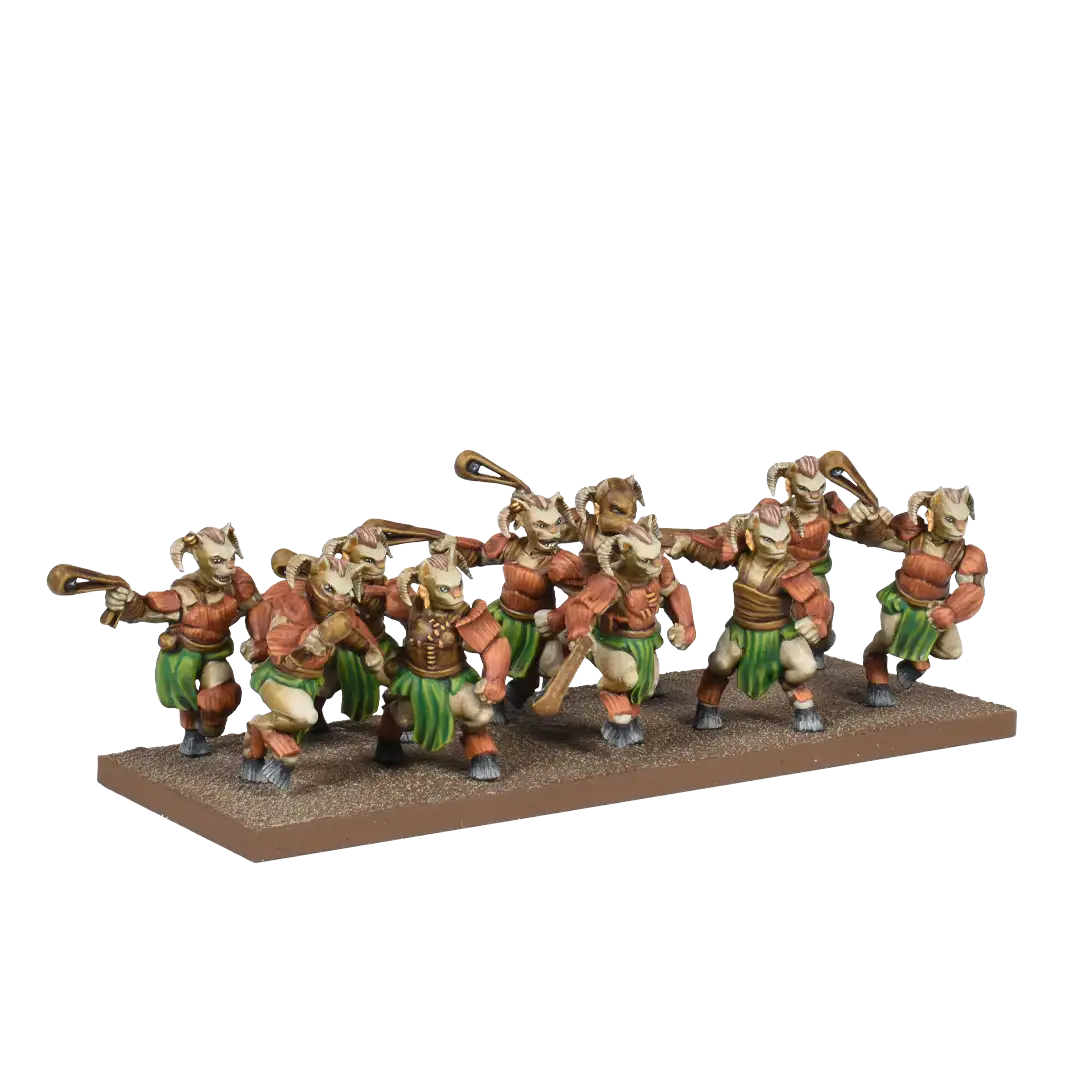 nature feraun tribal warriors slings high angle isolated troop