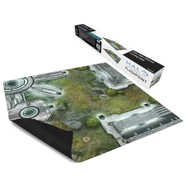 zeta halo deluxe gaming mat box mockup