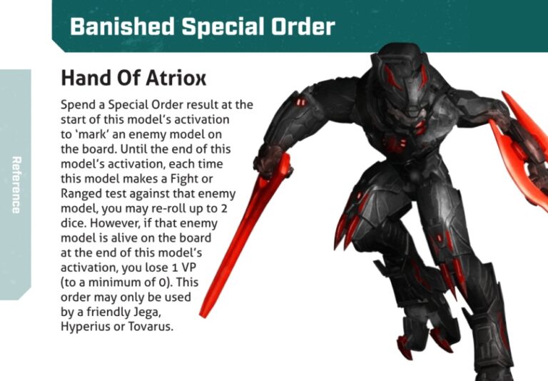 hand of atriox special order card