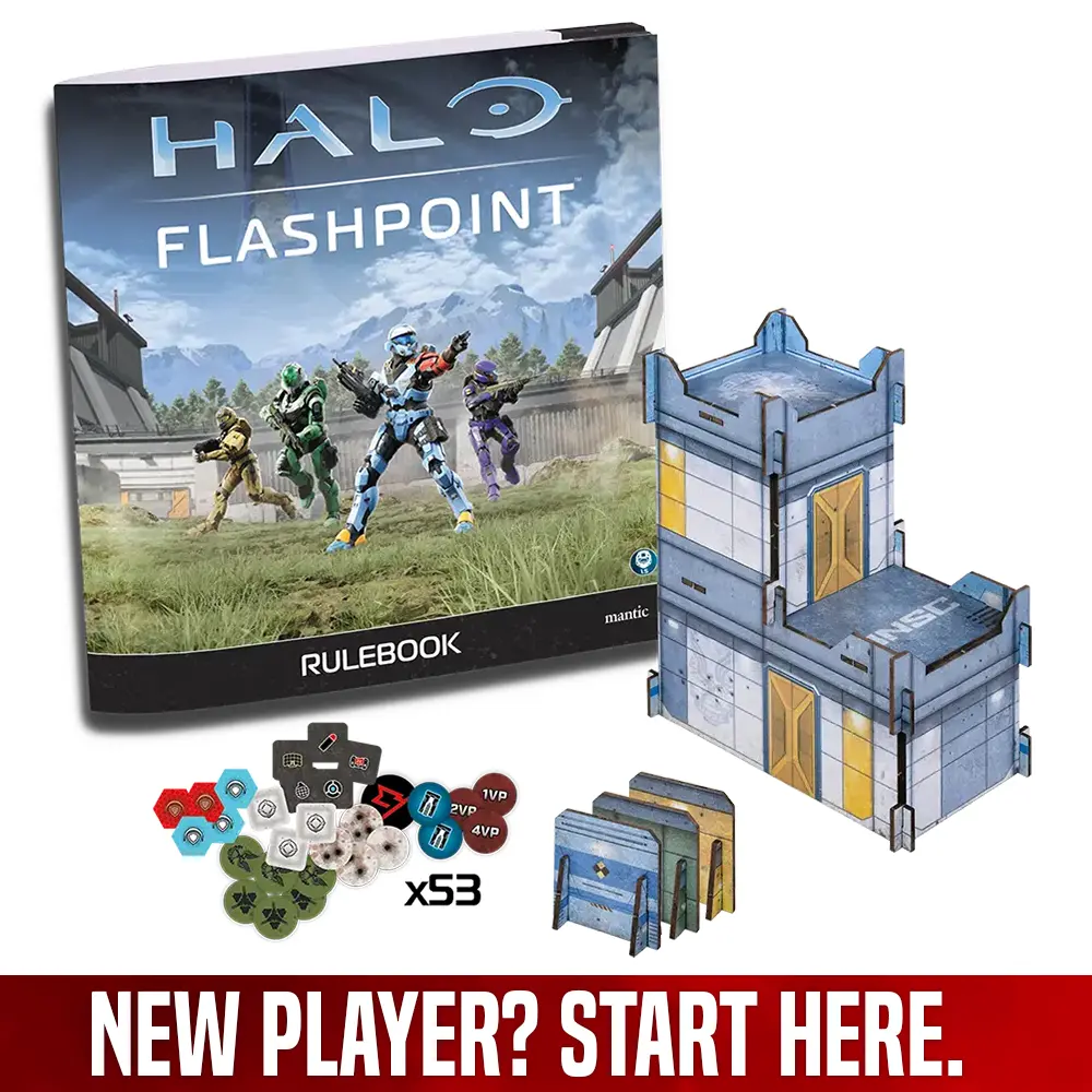 Halo: Flashpoint Rulebook Pack (with FREE Unit Cards Update Deck)