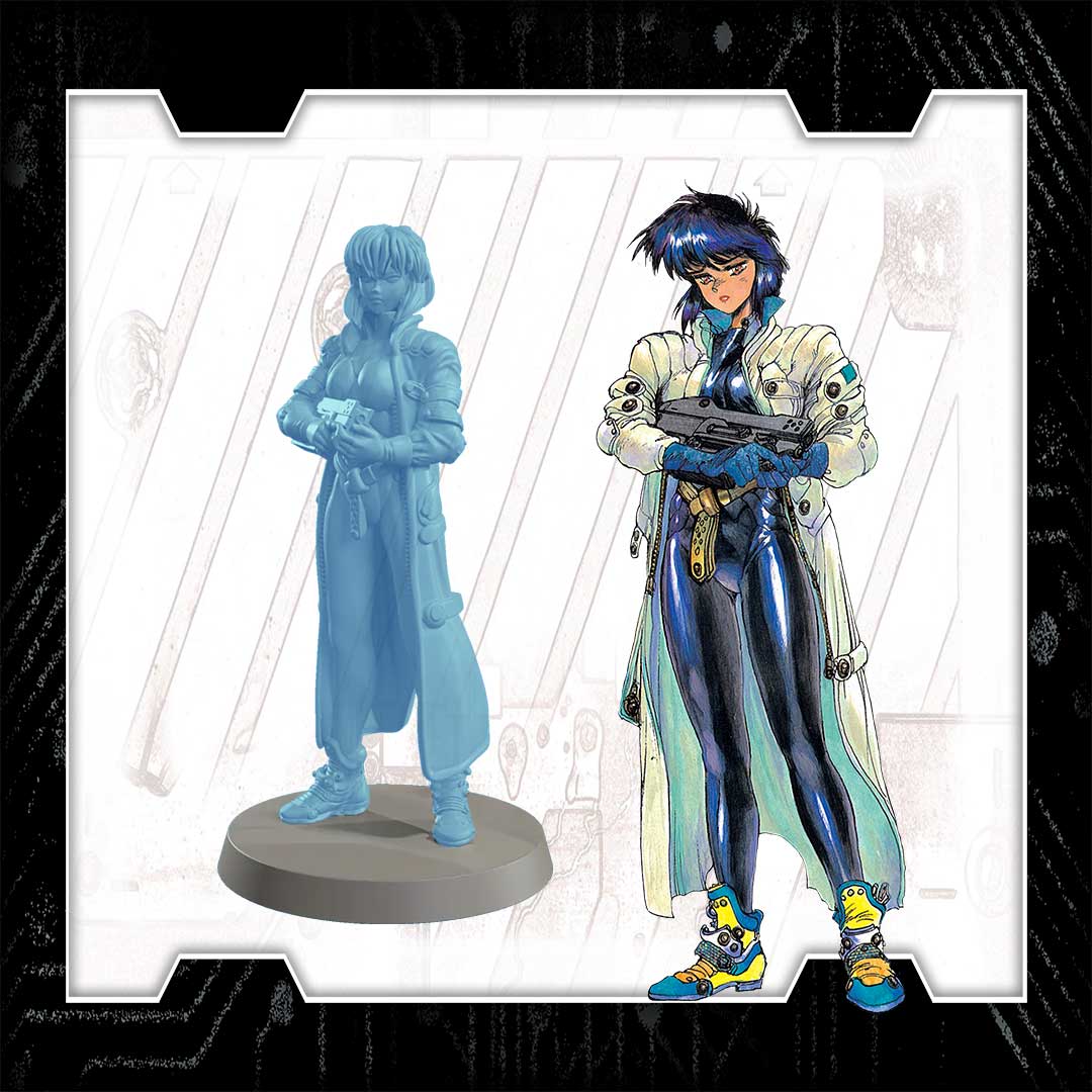 Major Motoko Kunsanagi Limited Edition Tabletop Miniature