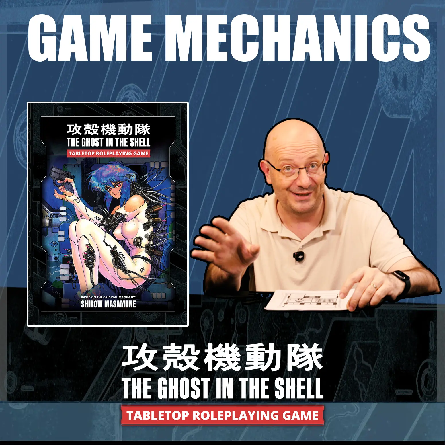Game Mechanics in The Ghost in the Shell Tabletop RPG Featured Image