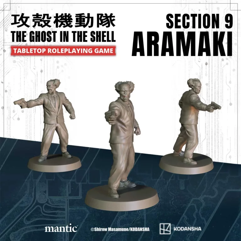 Aramaki Miniature | The Ghost in the Shell Tabletop RPG