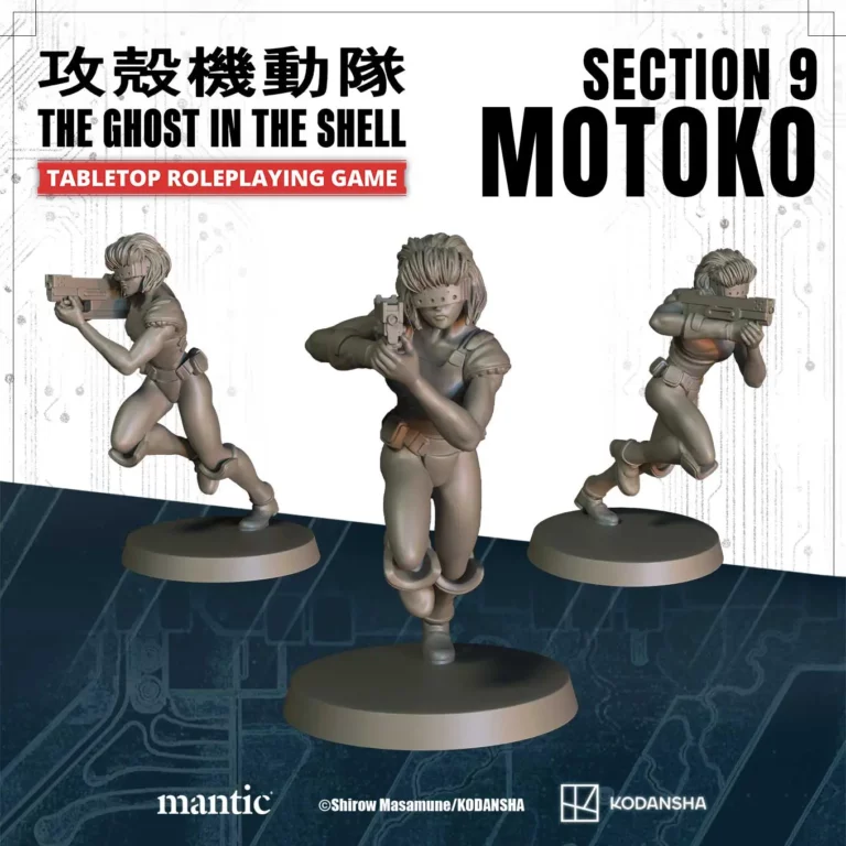 Major Motoko Kusanagi Miniature | The Ghost in the Shell Tabletop RPG