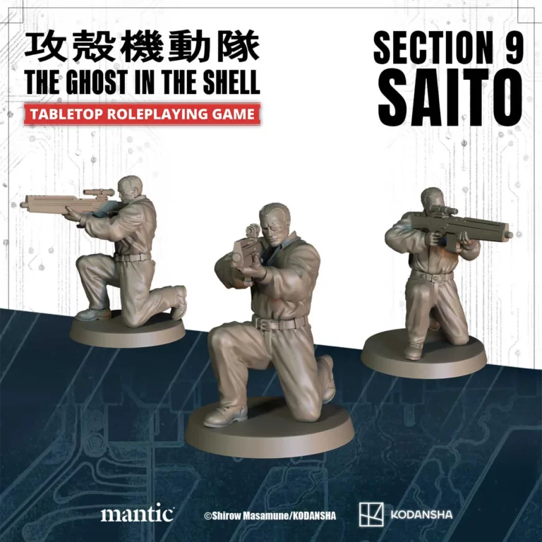 Saito Miniature | The Ghost in the Shell Tabletop RPG