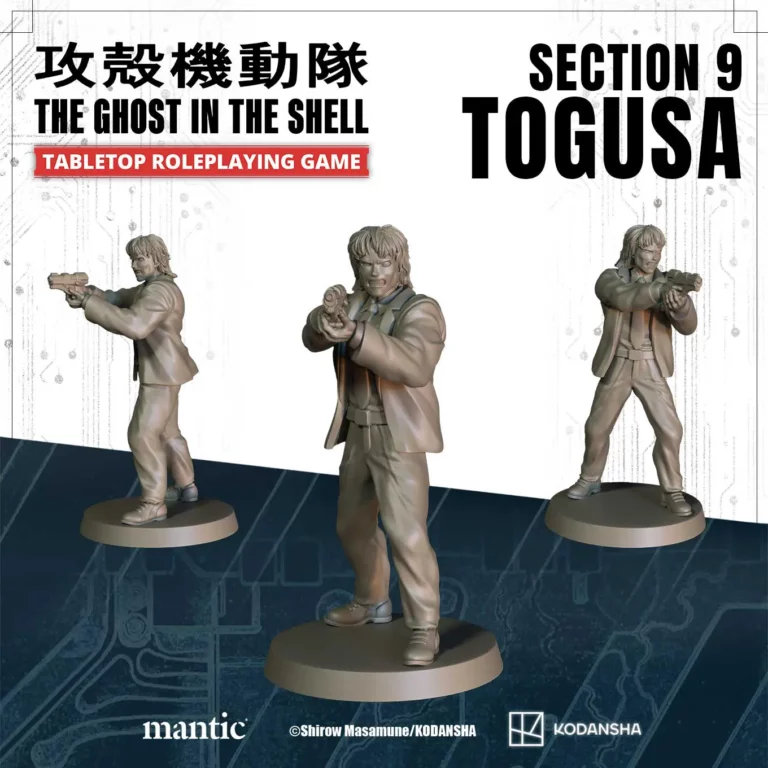 Togusa Miniature | The Ghost in the Shell Tabletop RPG