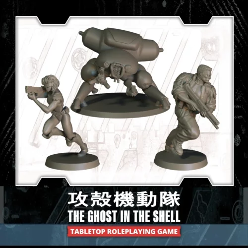 The Ghost in the Shell Tabletop RPG Miniatures
