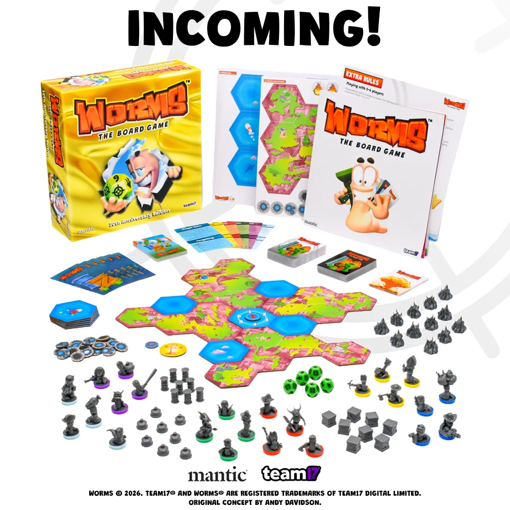 Worms: The Board Game – A Shiny New 30th Anniversary Edition! Featured Image