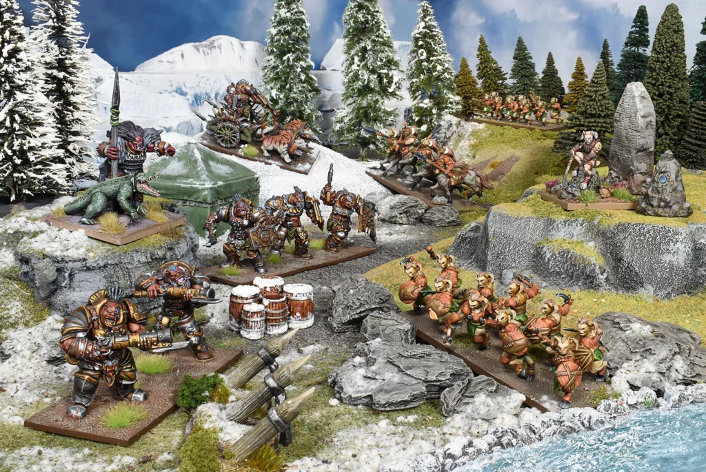champions nature ydrin thorncreeper vs ogres arokamorra company battle shot blog image