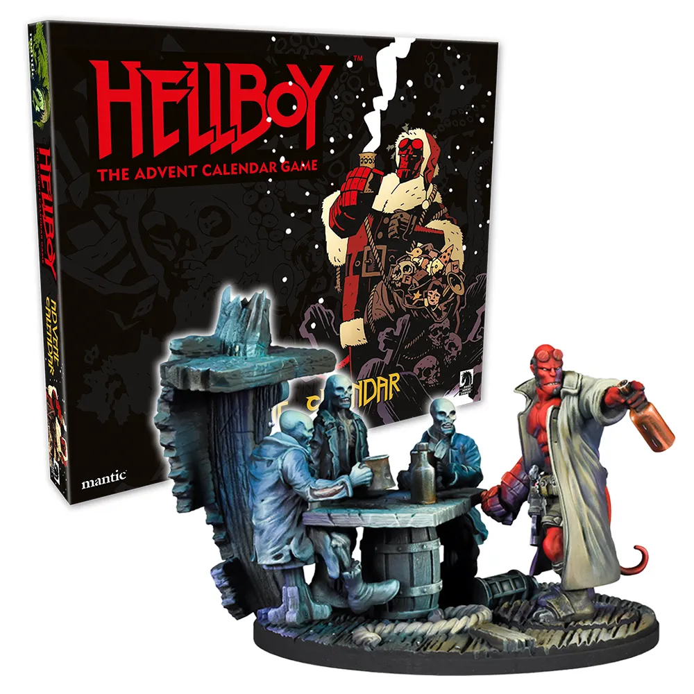 Hellboy™ Advent Calendar Game & Drinking With Skeletons Diorama Bundle Hellboy™ Advent Calendar Game & Drinking With Skeletons Diorama Bundle