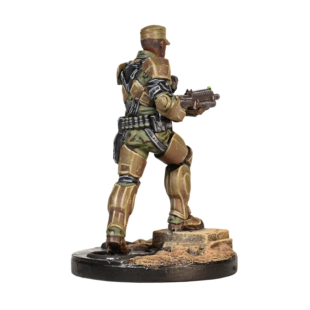 sgt major johnson rear isolated