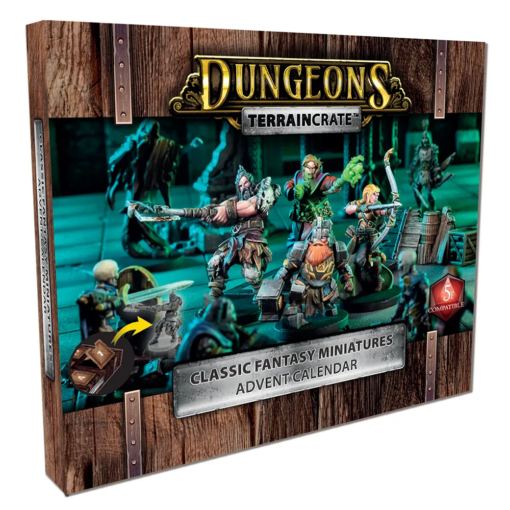 TerrainCrate™: Classic Fantasy Miniatures Advent Calendar TerrainCrate™: Classic Fantasy Miniatures Advent Calendar