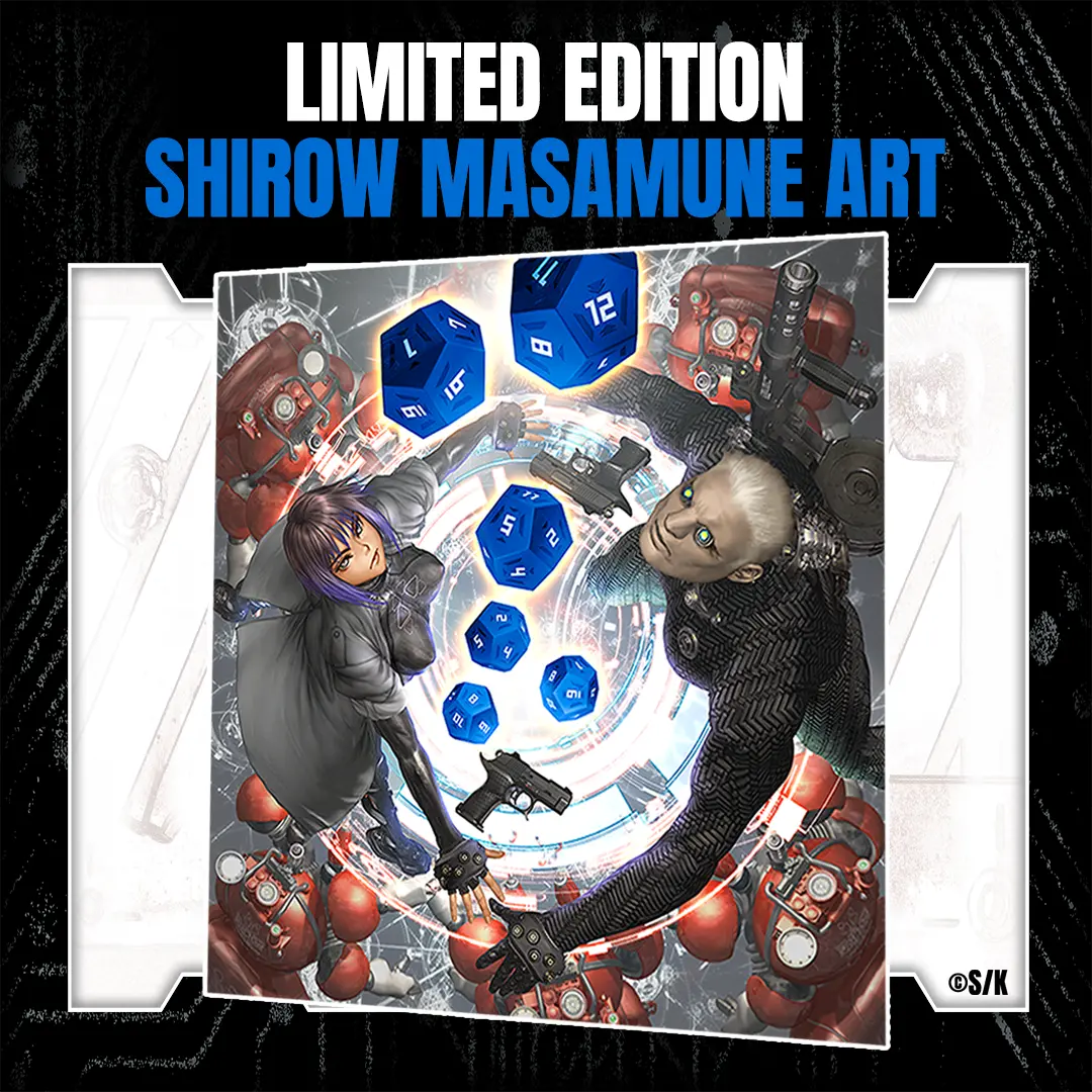 Shirow Masamune Limited Edition Ghost in the Shell Artwork TTRPG