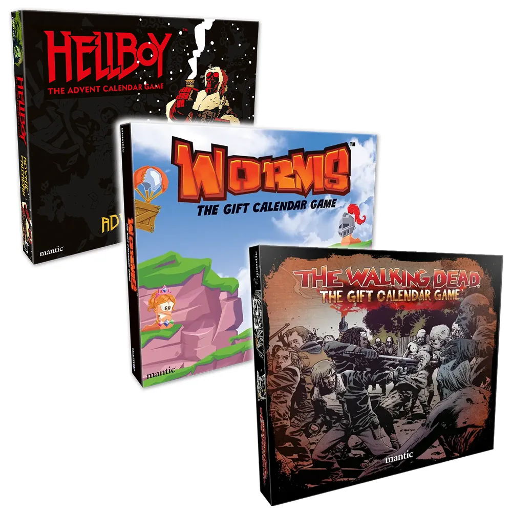 Worms™, Hellboy™ & The Walking Dead™ Advent Calendars Bundle Worms™, Hellboy™ & The Walking Dead™ Advent Calendars Bundle