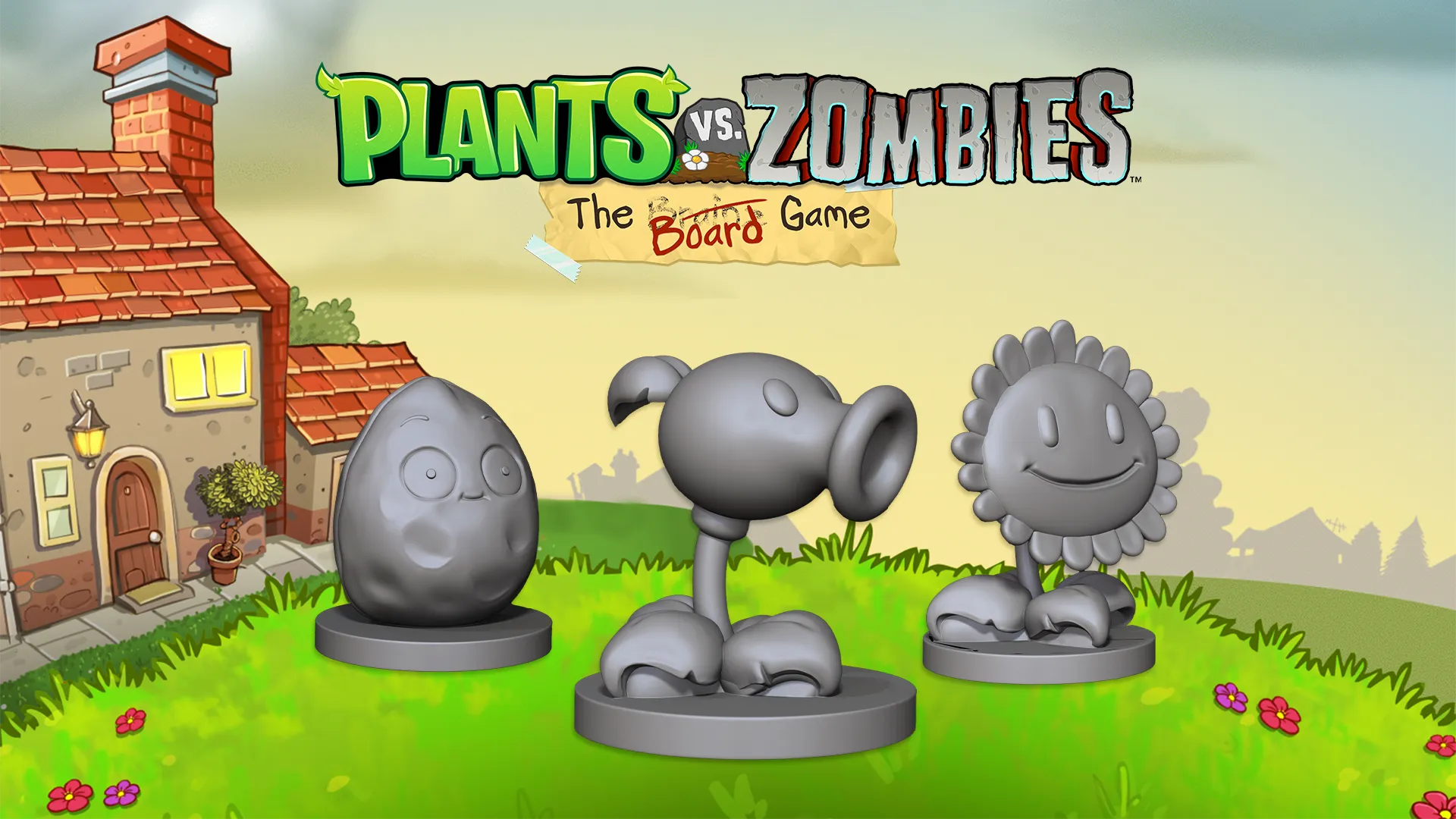 Plants vs. Zombies: The Board Game Plant Miniatures