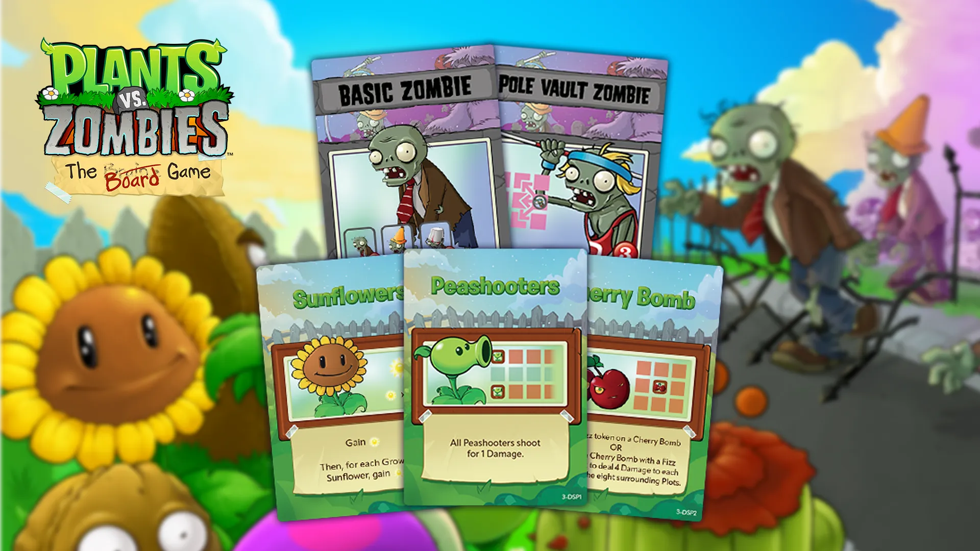 Plants vs. Zombies: The Board Game Cards